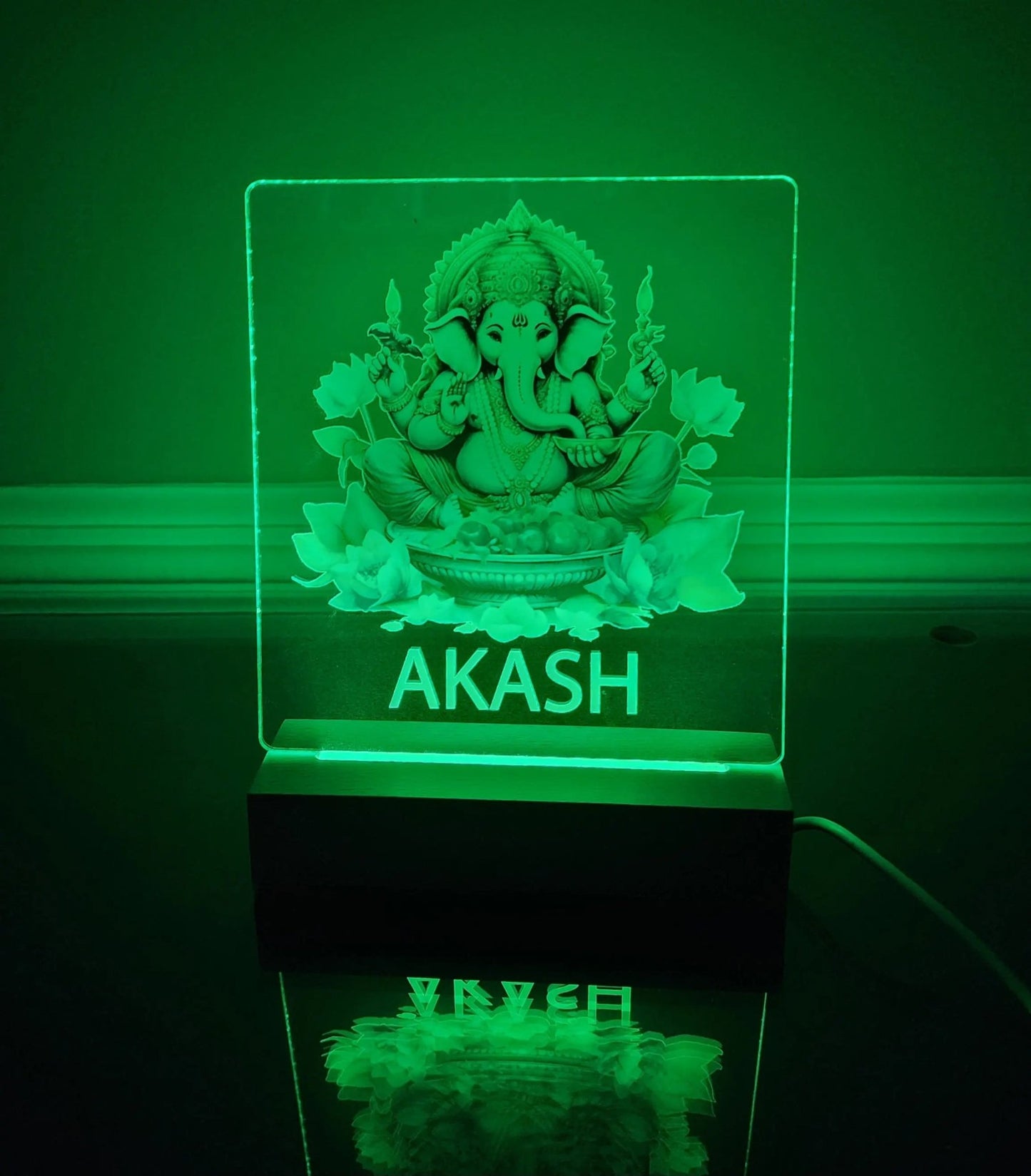 Customized Ganesh Night Light Mirabilia Boutique