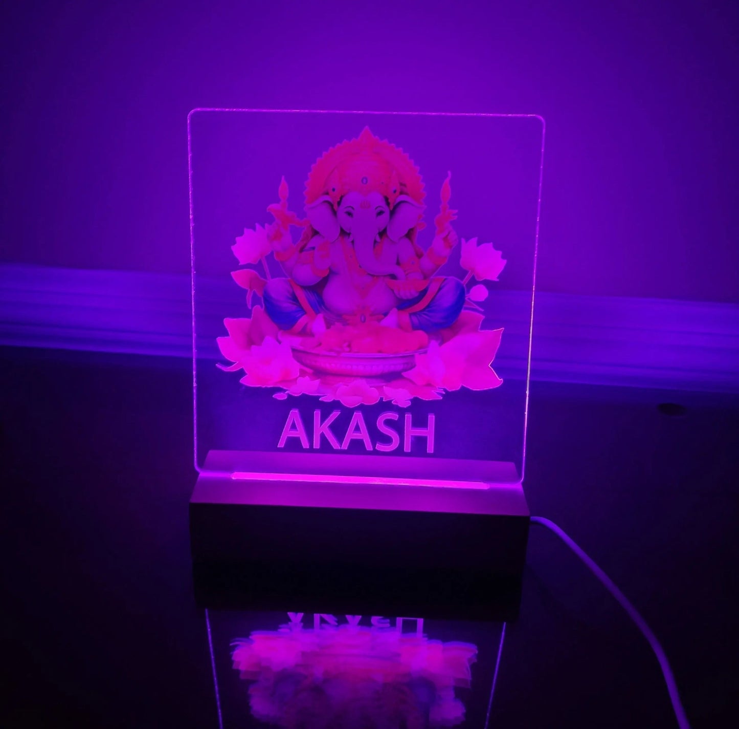 Customized Ganesh Night Light Mirabilia Boutique