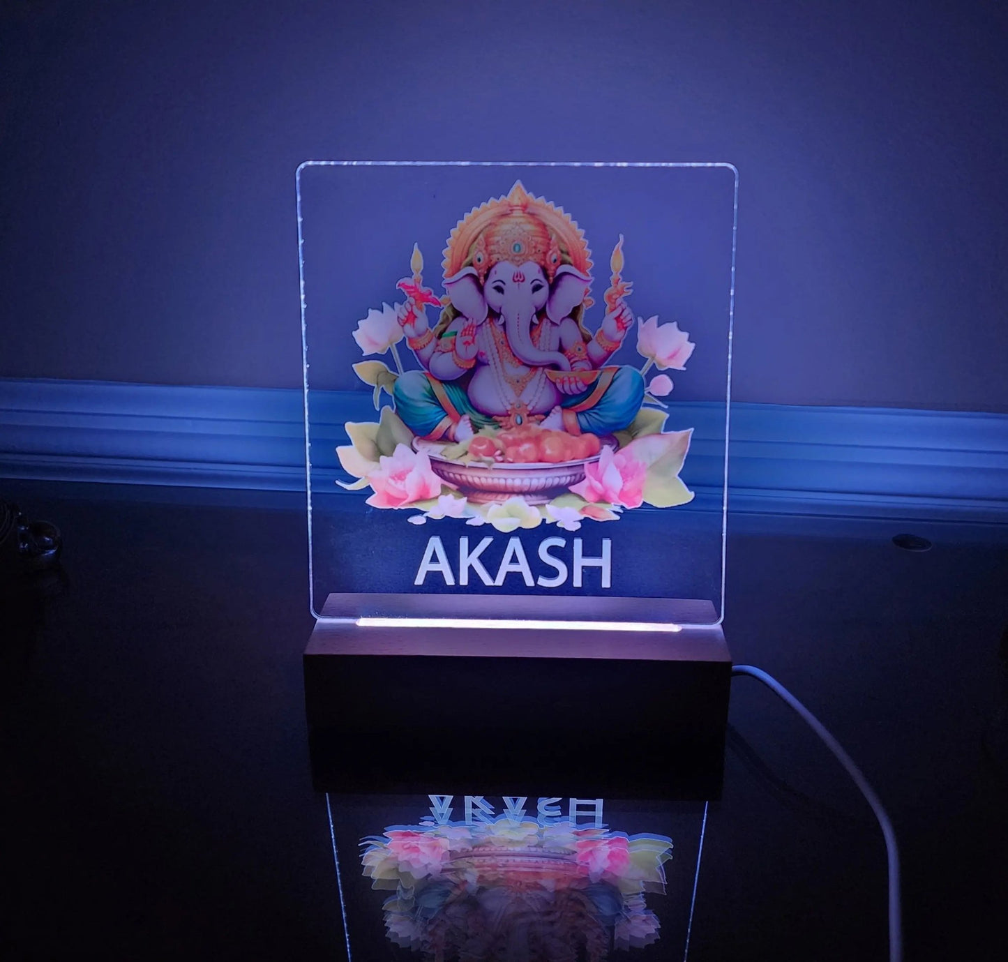 Customized Ganesh Night Light Mirabilia Boutique