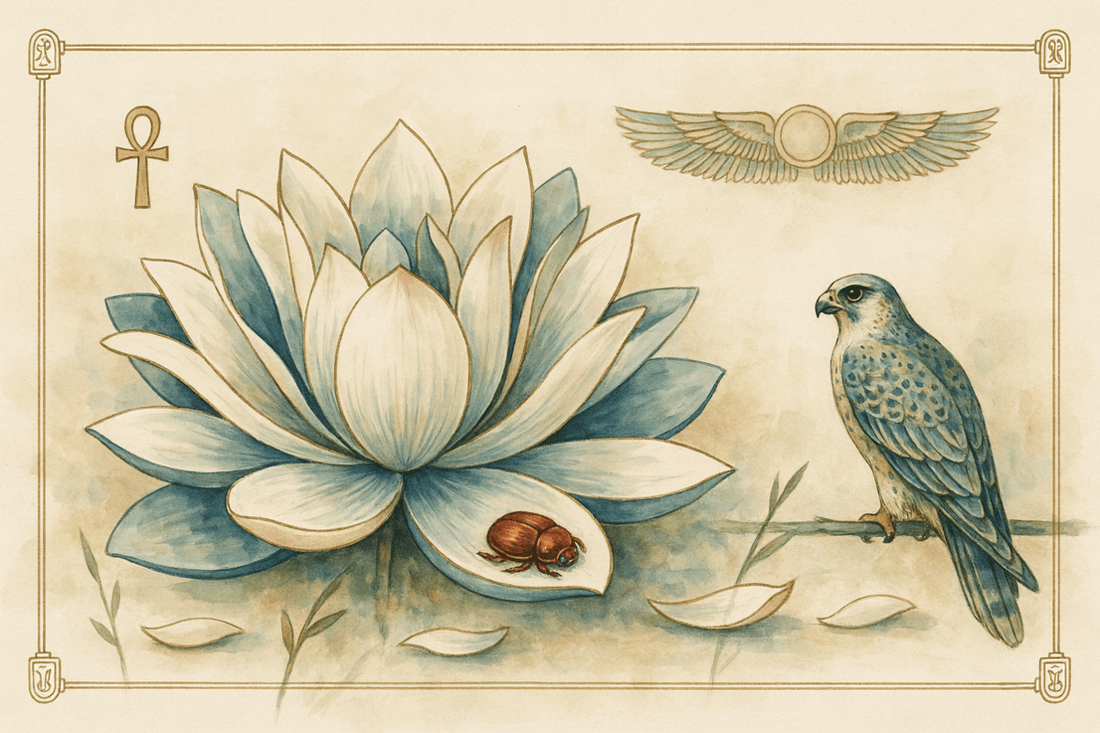 The Lotus, Scarab & Falcon: Symbols of Ancient Egypt