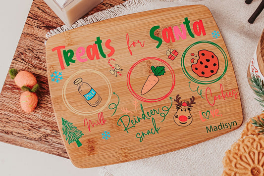 Custom Santa Cookie Board | Decorative Christmas Keepsake