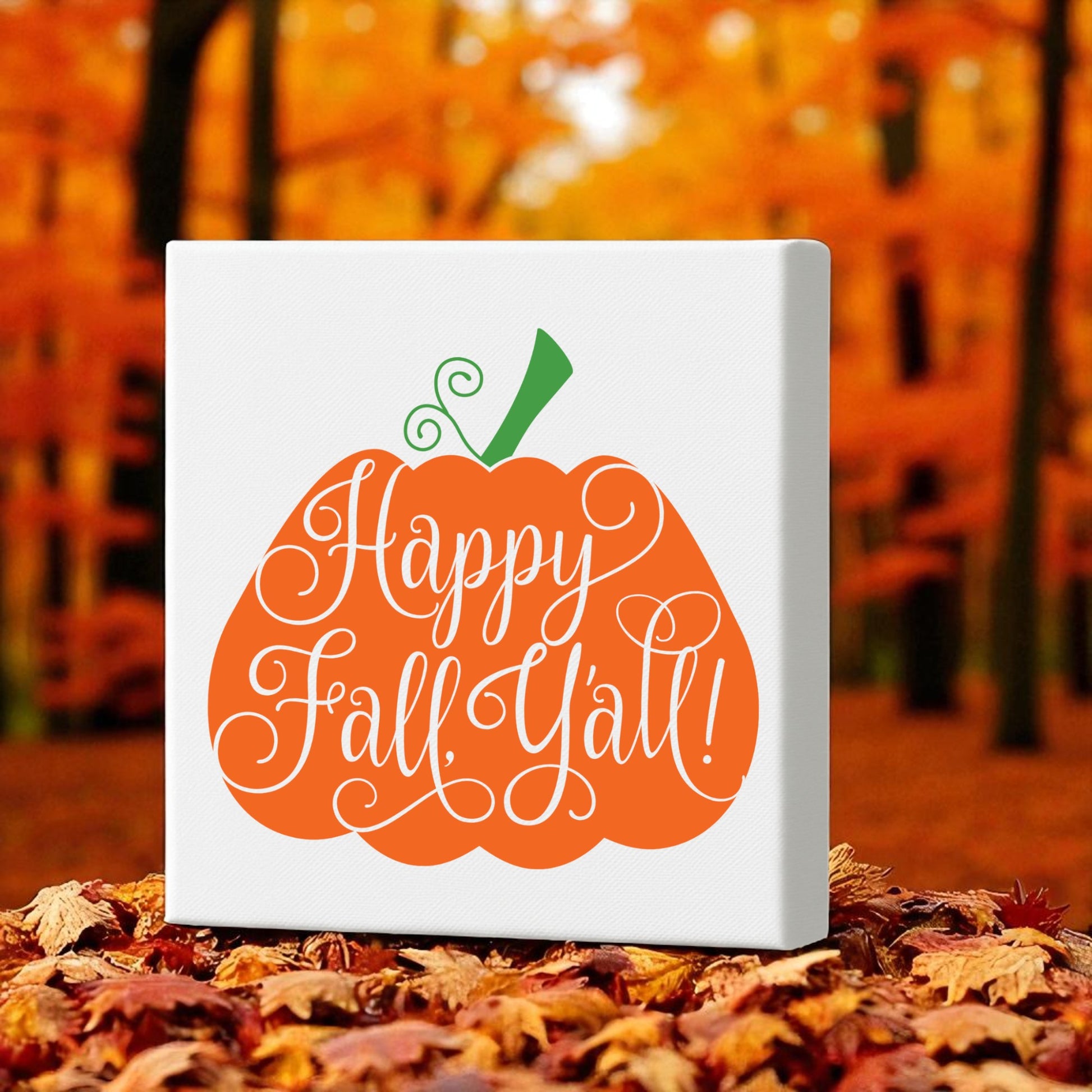 The Mirabilia Boutique "Happy Fall Y’all Pumpkin Wall Art" adds southern charm to your space with its autumn design—perfect seasonal home decor for welcoming fall.
