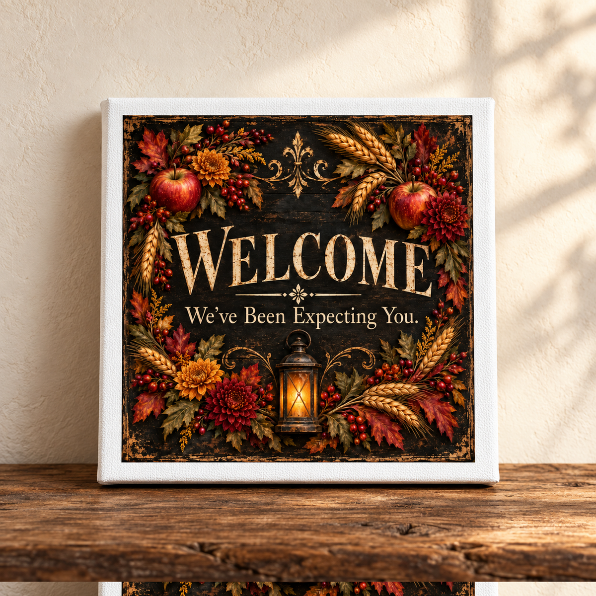 Welcome, We’ve Been Expecting You Canvas Sign
